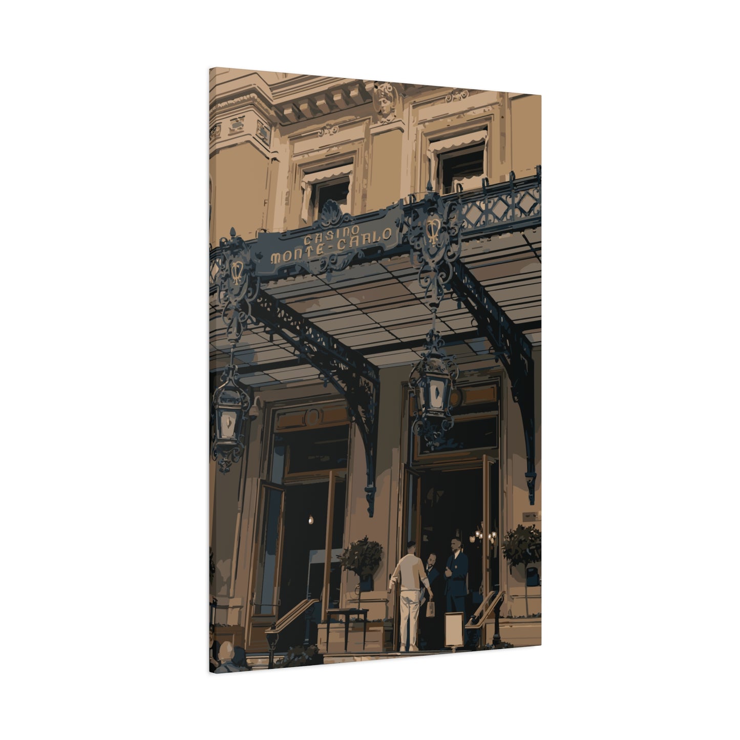 Monte Carlo Casino – Luxury Monaco Canvas Wall Art