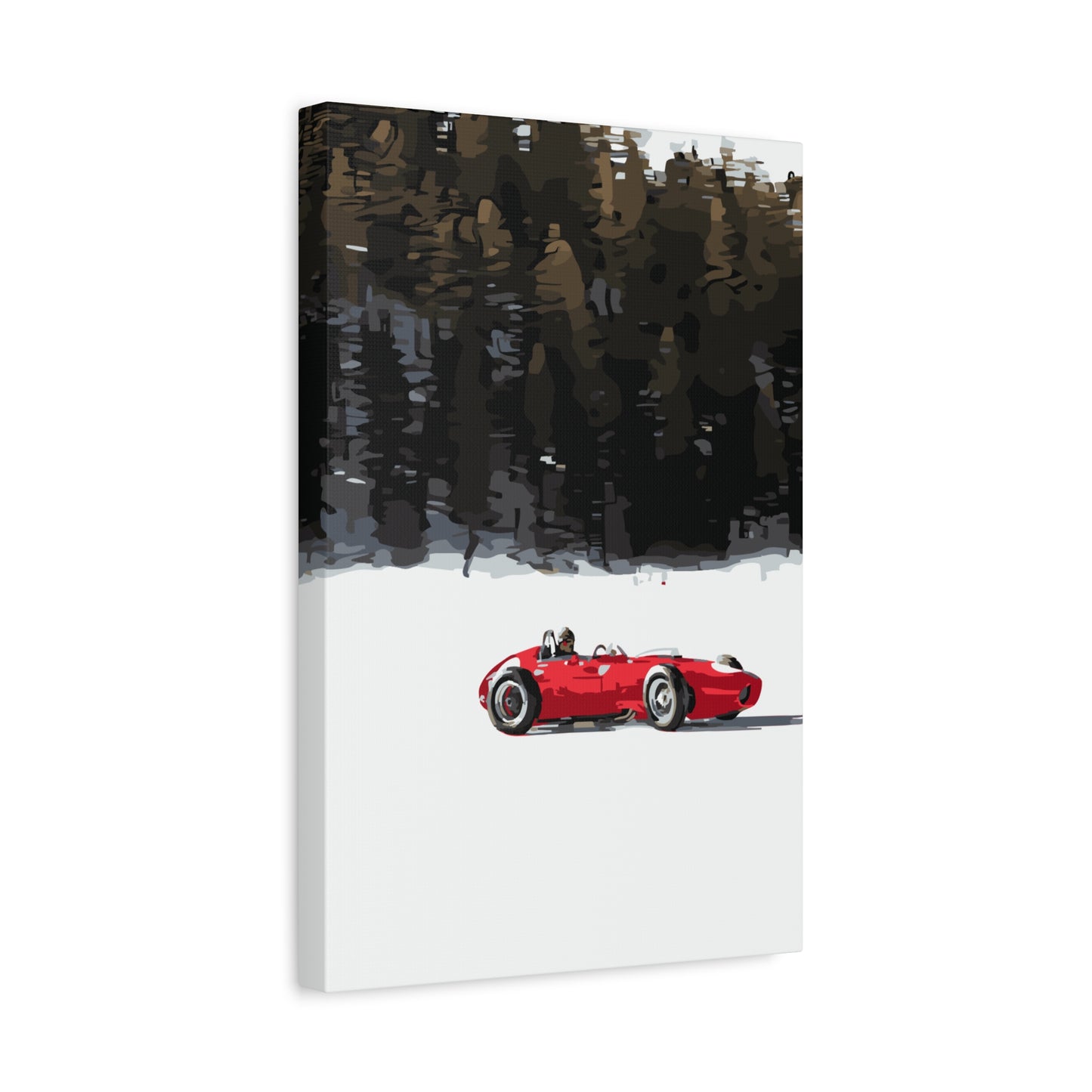 St. Moritz Snow Motorsport – Alpine Thrill Canvas Wall Art