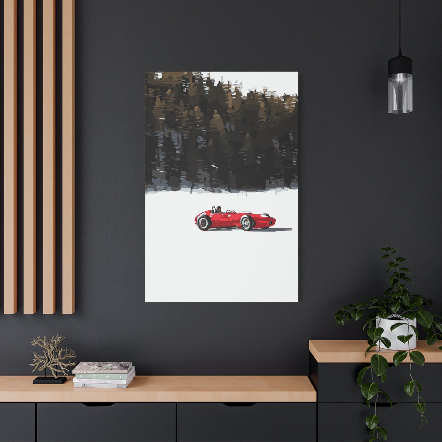 St. Moritz Snow Motorsport – Alpine Thrill Canvas Wall Art