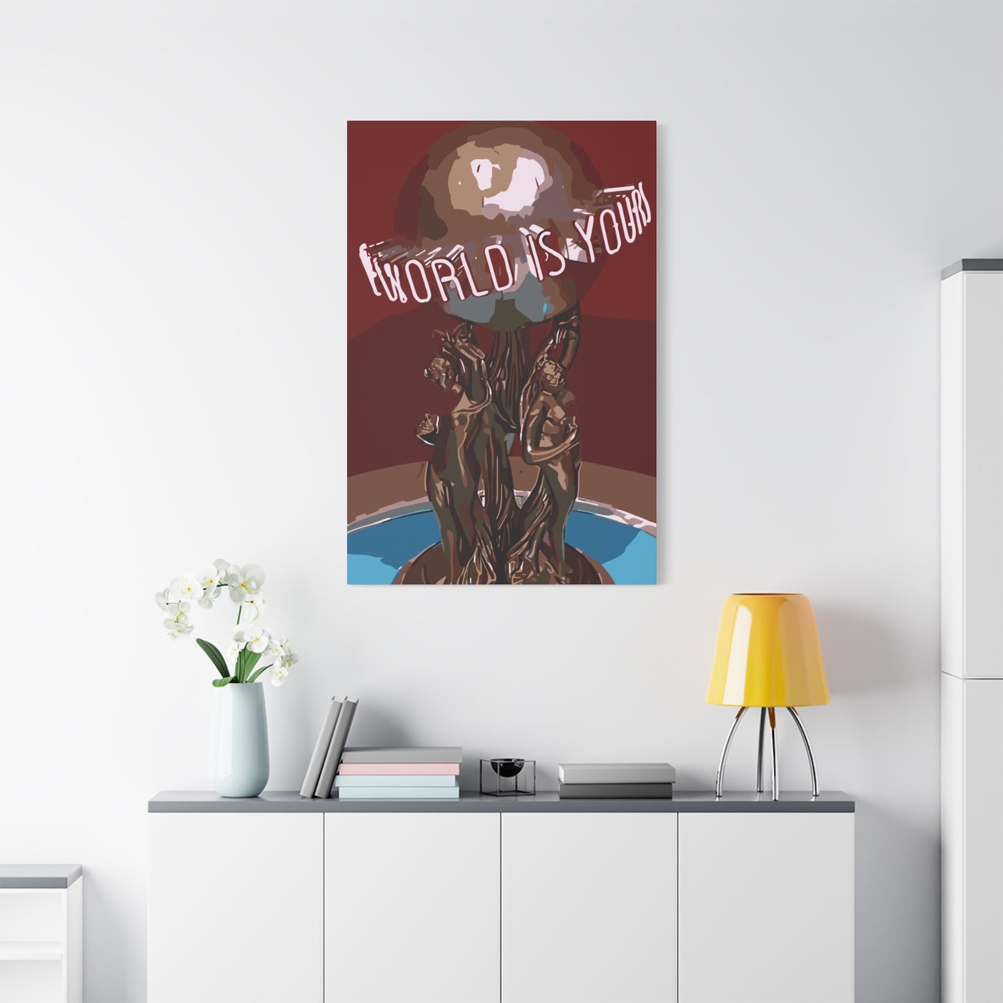 The World Is Yours – Scarface Canvas Wall Art