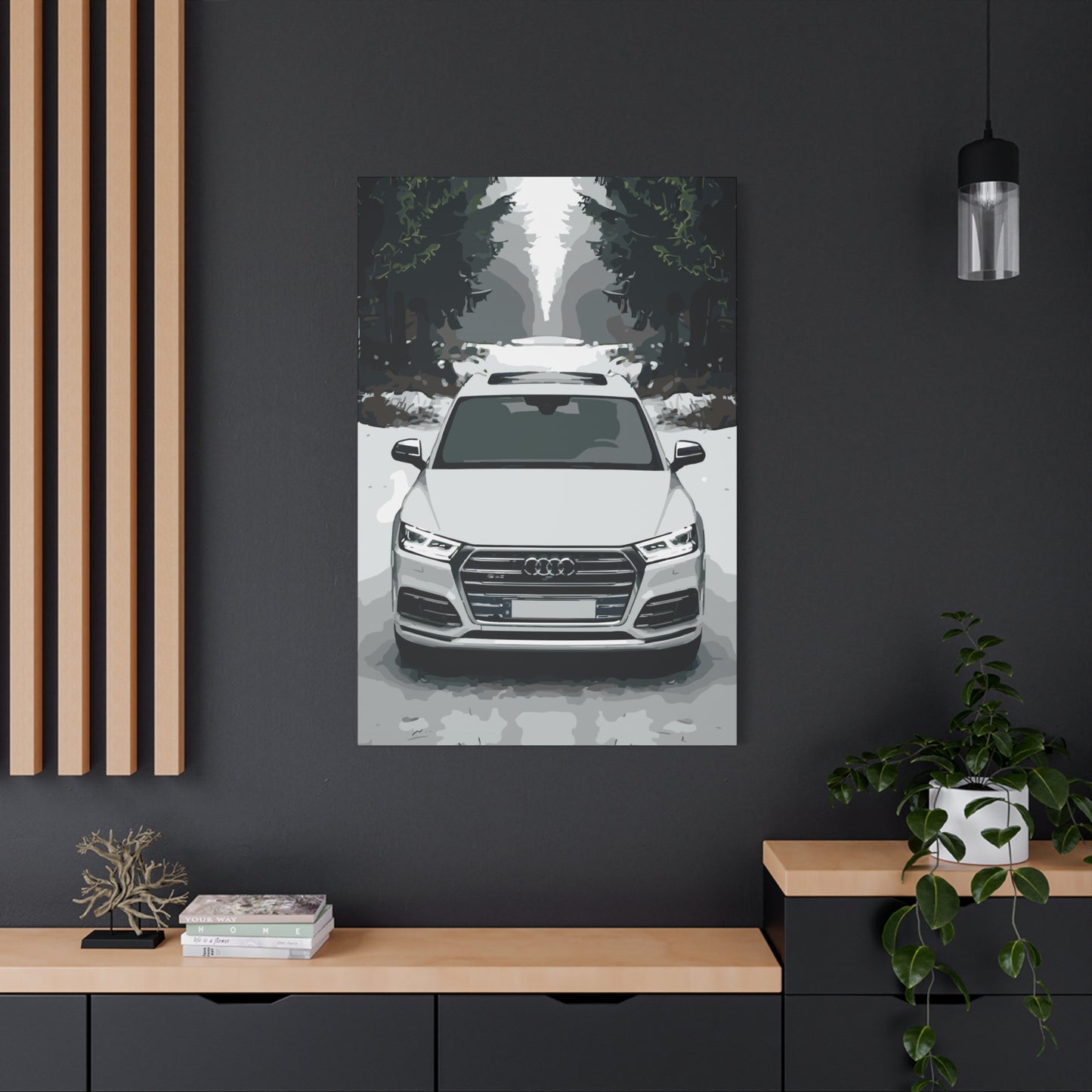 Alpine Cars – Winter Prestige Canvas Wall Art