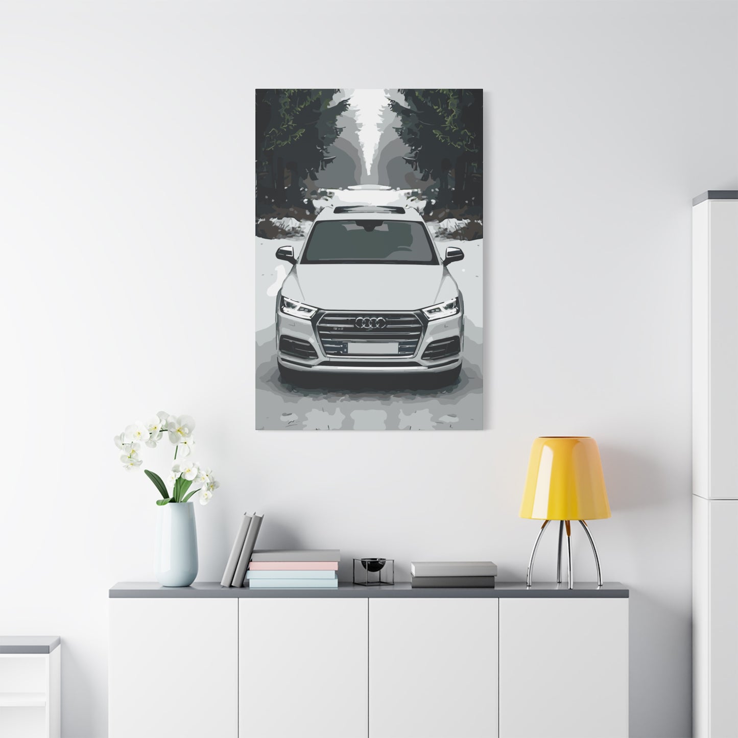 Alpine Cars – Winter Prestige Canvas Wall Art