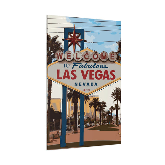 Welcome to Las Vegas – Luxury Canvas Wall Art