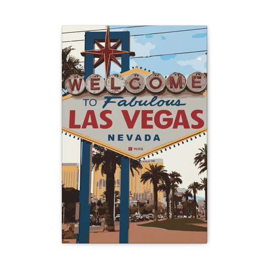 Welcome to Las Vegas – Luxury Canvas Wall Art