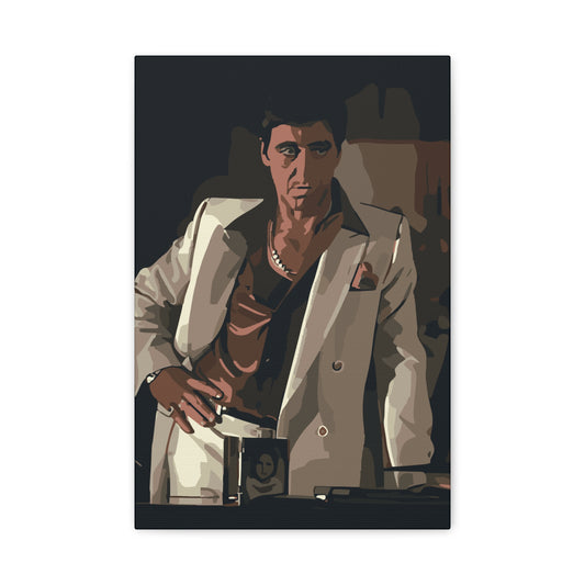 Tony Montana – Scarface Canvas Wall Art