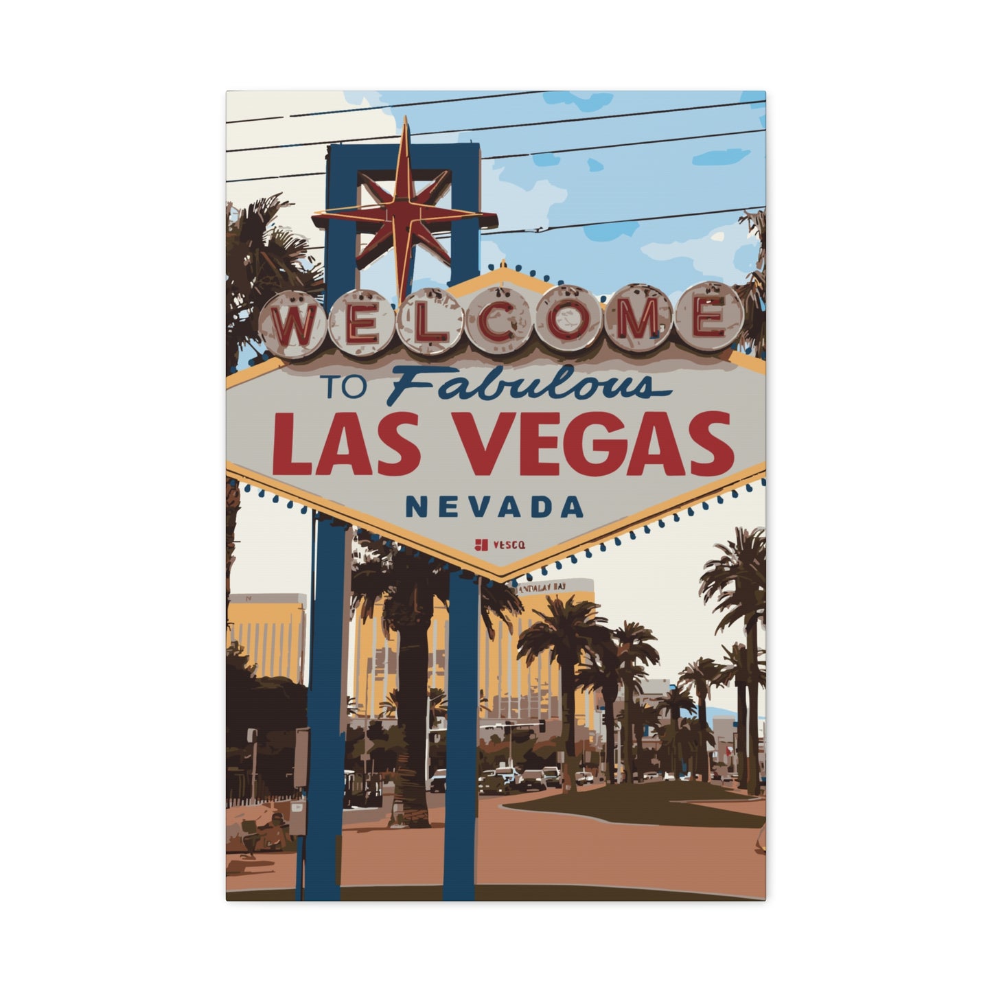 Welcome to Las Vegas – Luxury Canvas Wall Art