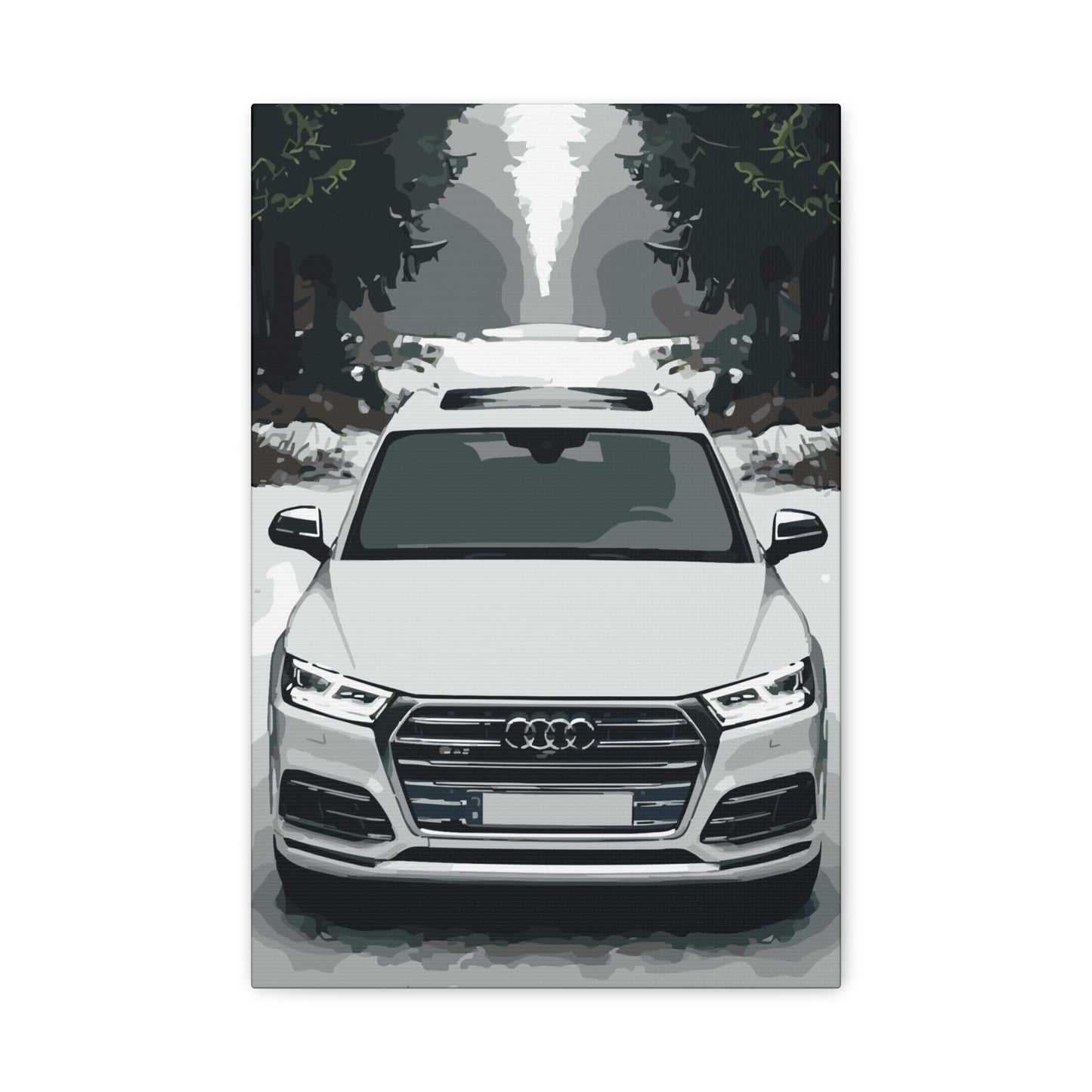 Alpine Cars – Winter Prestige Canvas Wall Art