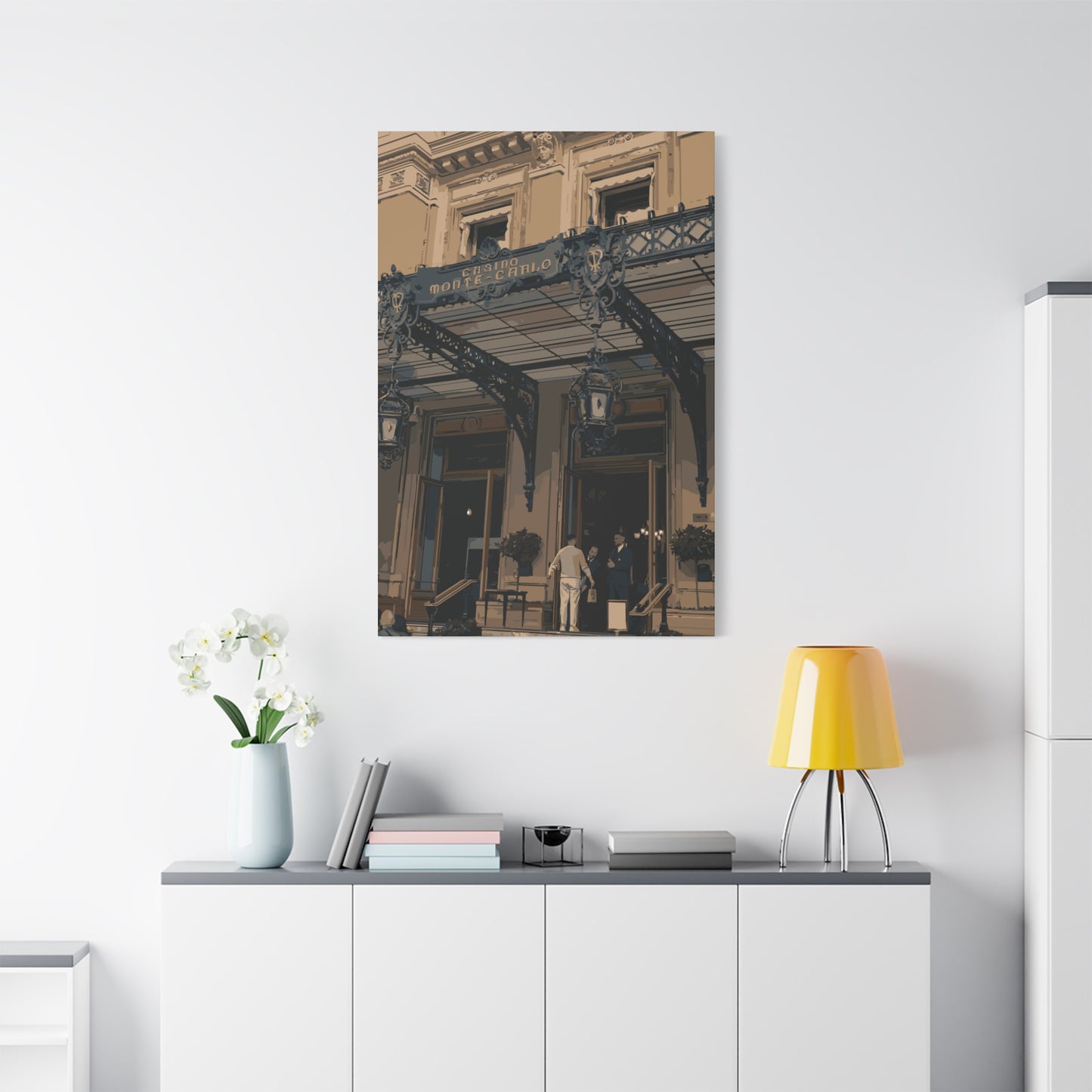 Monte Carlo Casino – Luxury Monaco Canvas Wall Art