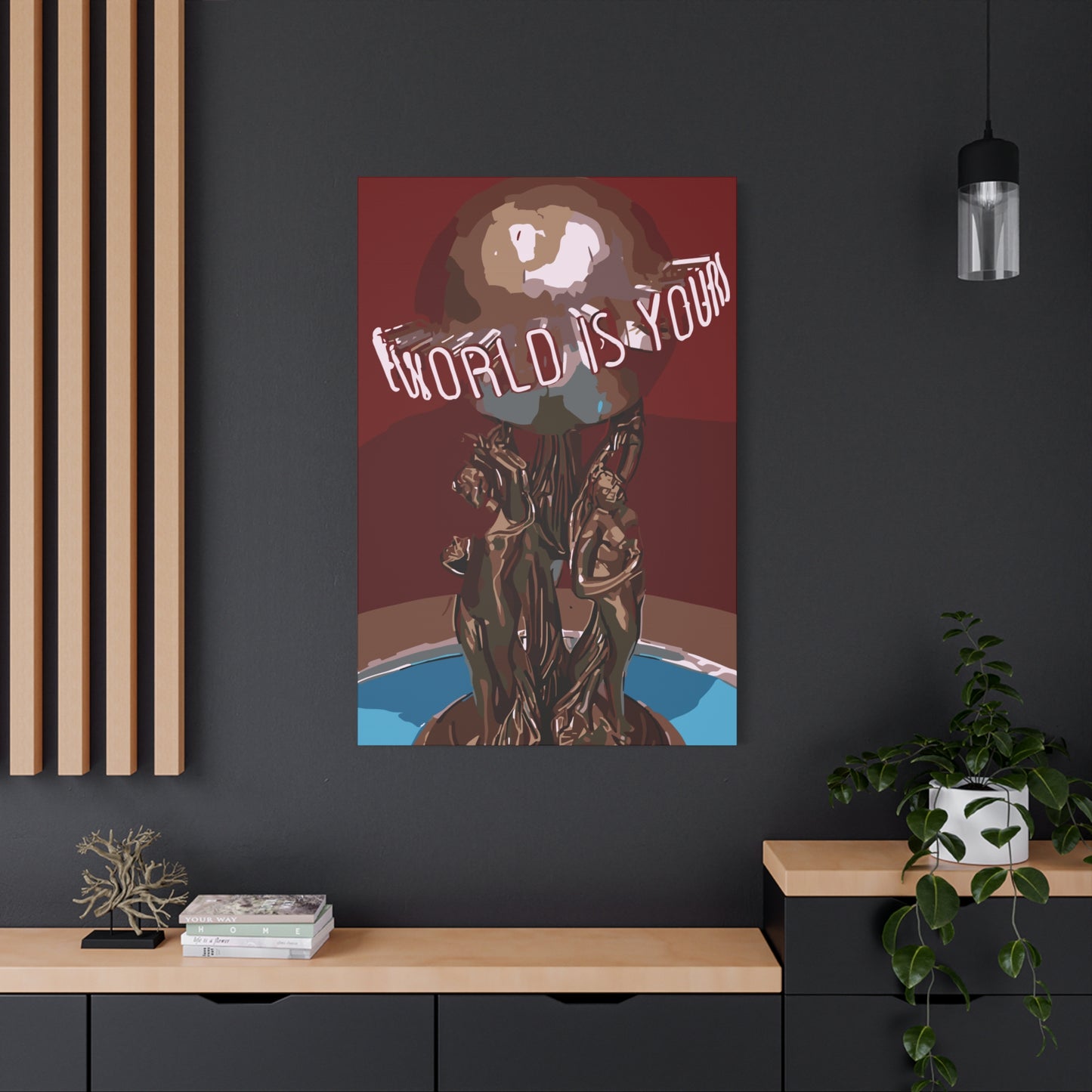 The World Is Yours – Scarface Canvas Wall Art