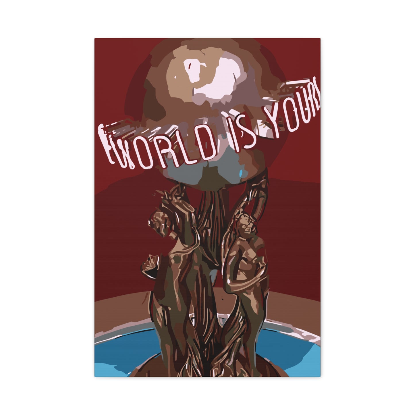 The World Is Yours – Scarface Canvas Wall Art