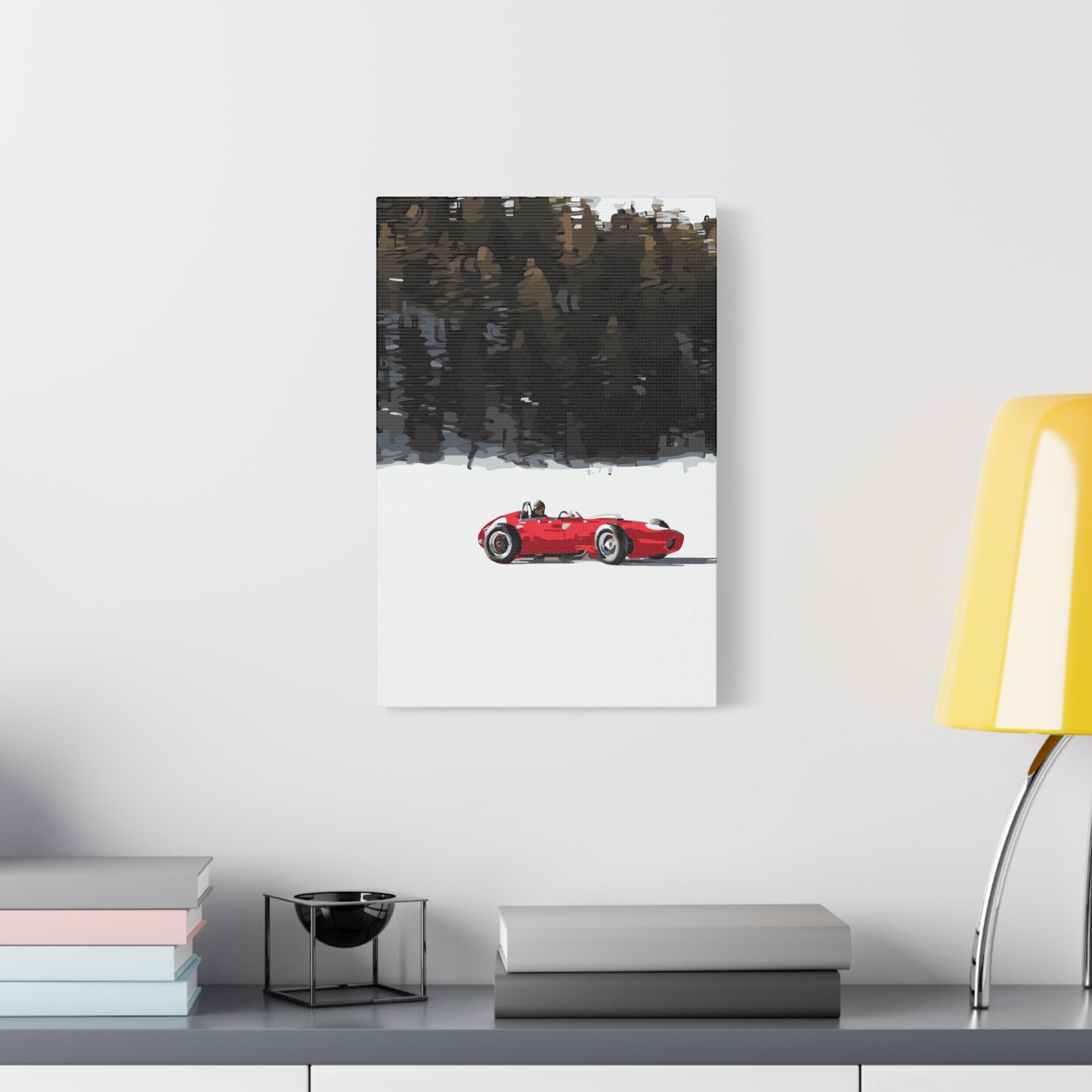 St. Moritz Snow Motorsport – Alpine Thrill Canvas Wall Art