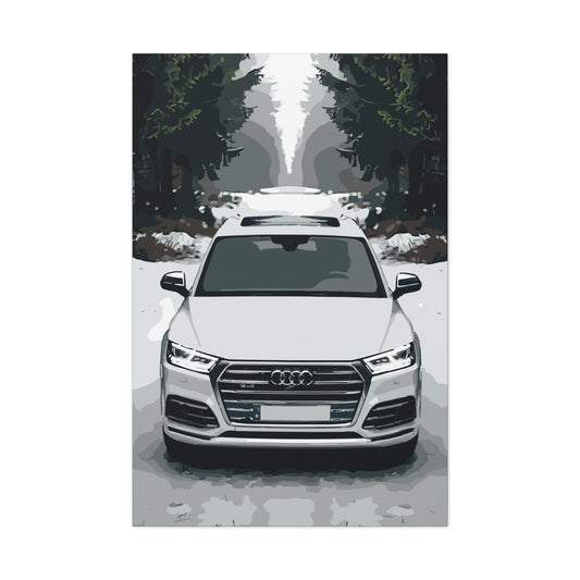 Alpine Cars – Winter Prestige Canvas Wall Art