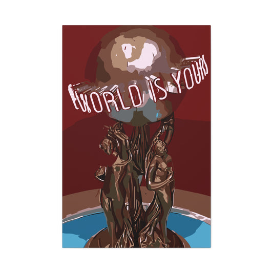 The World Is Yours – Scarface Canvas Wall Art