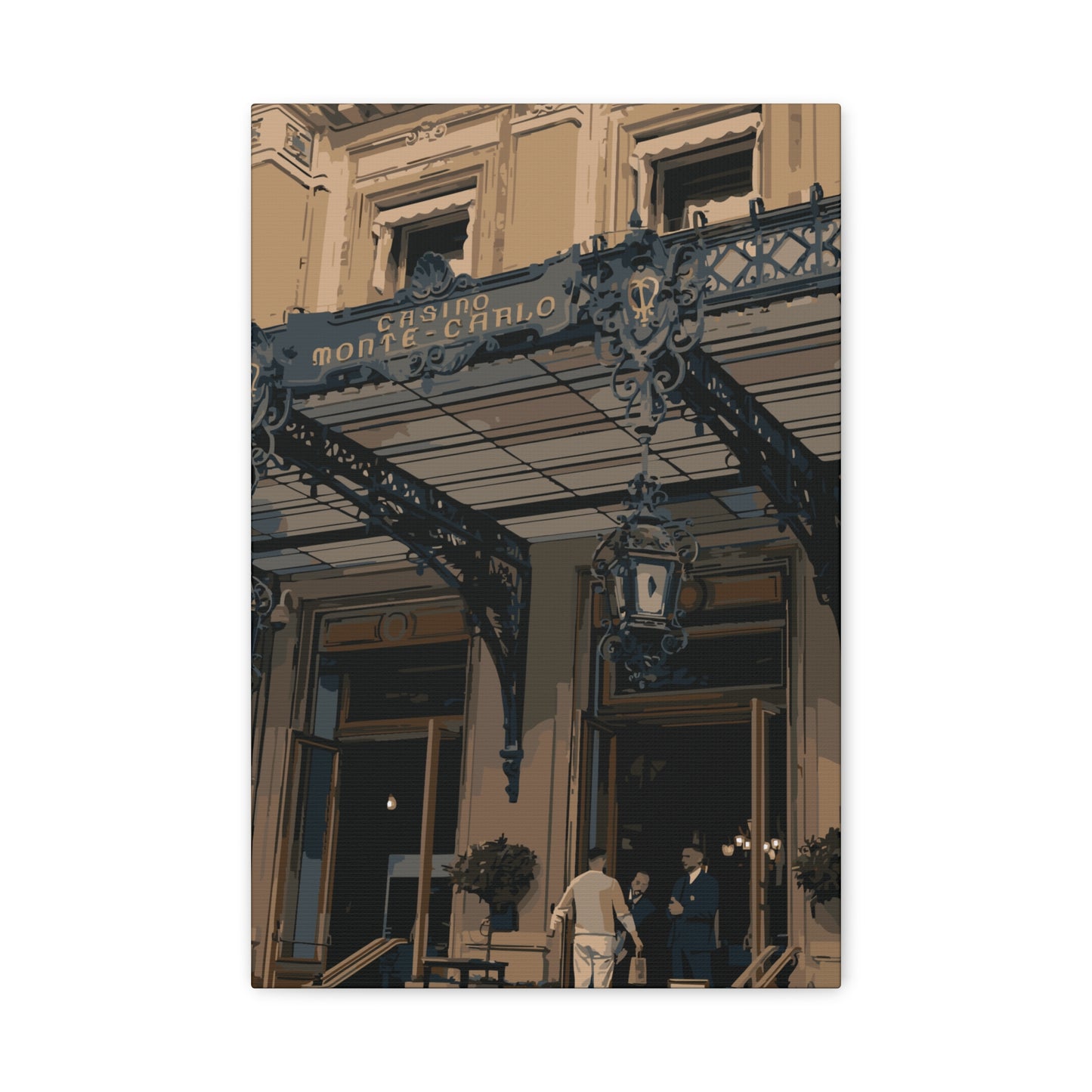 Monte Carlo Casino – Luxury Monaco Canvas Wall Art