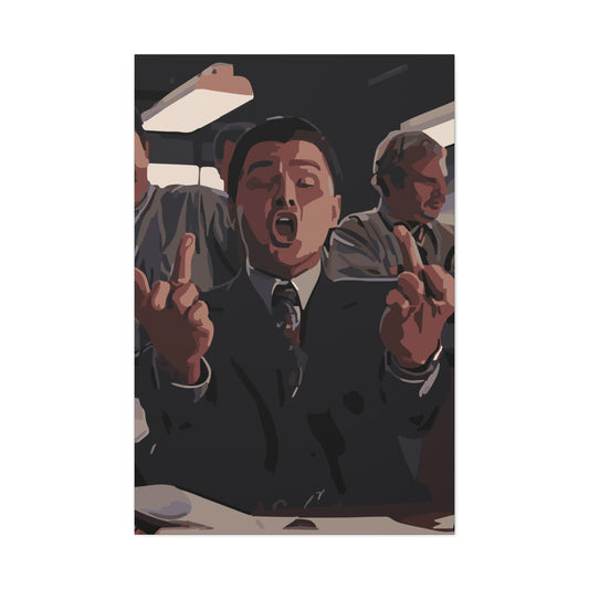 Jordan Belfort – Wall Street Canvas Wall Art