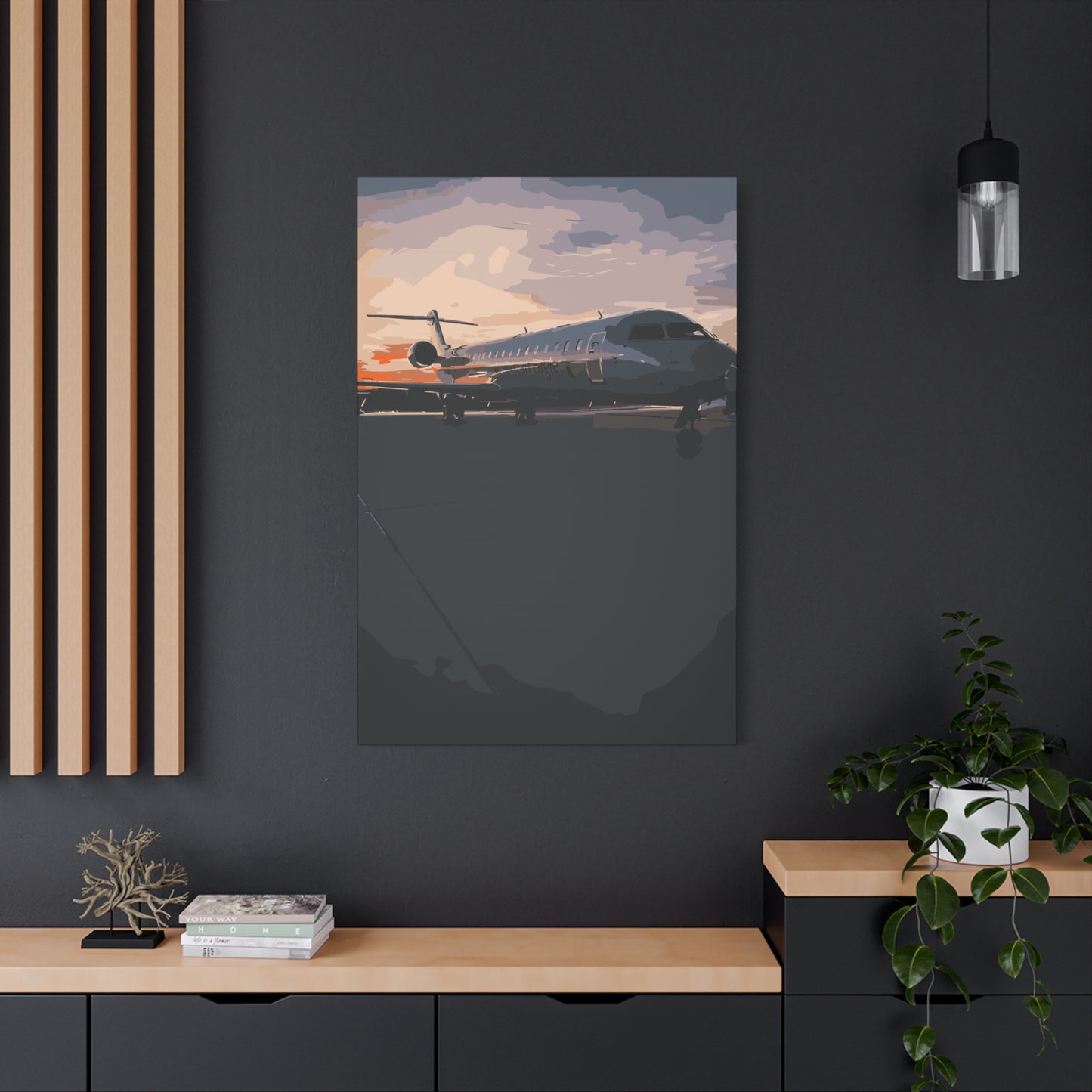 Private Jet – Canvas Wall Art