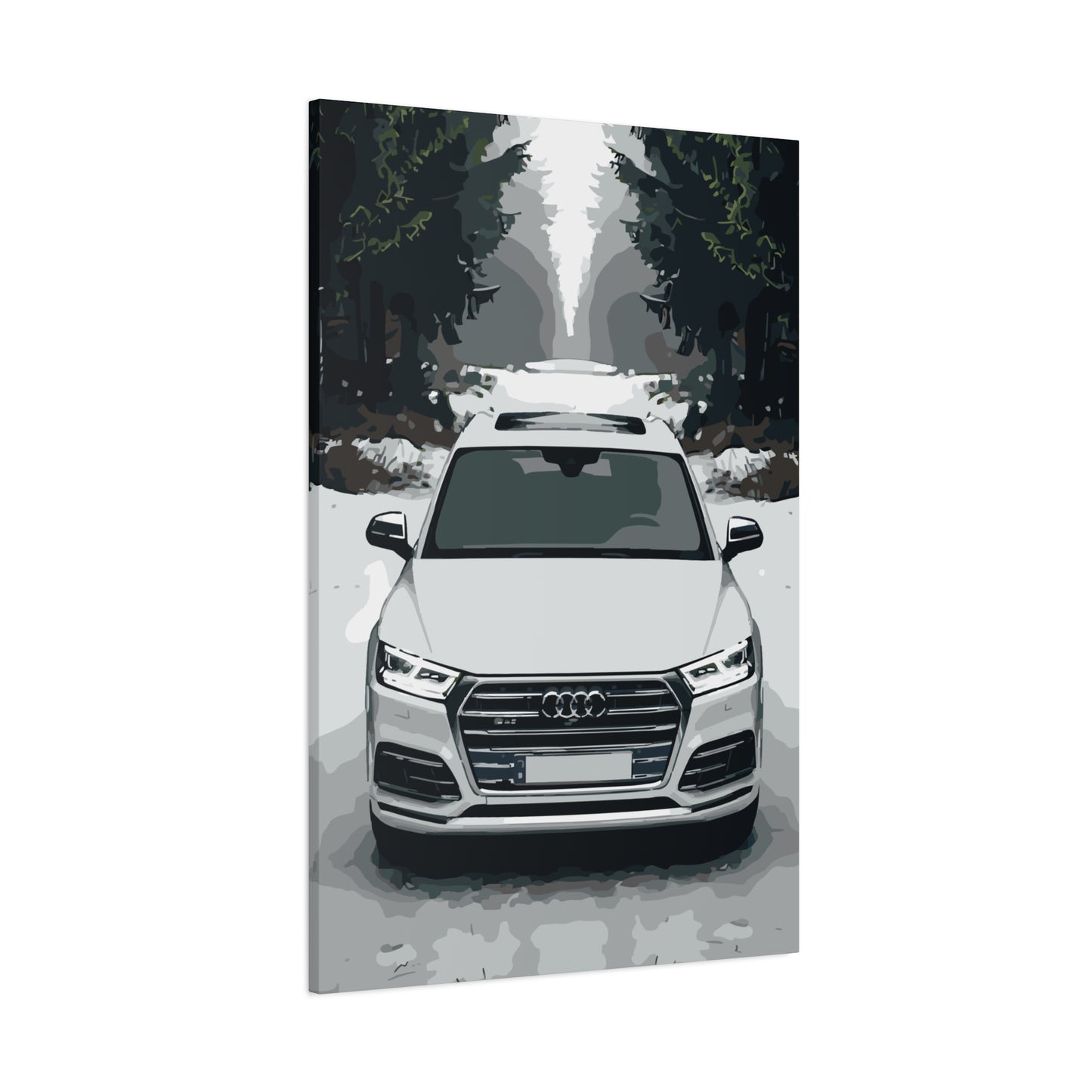 Alpine Cars – Winter Prestige Canvas Wall Art