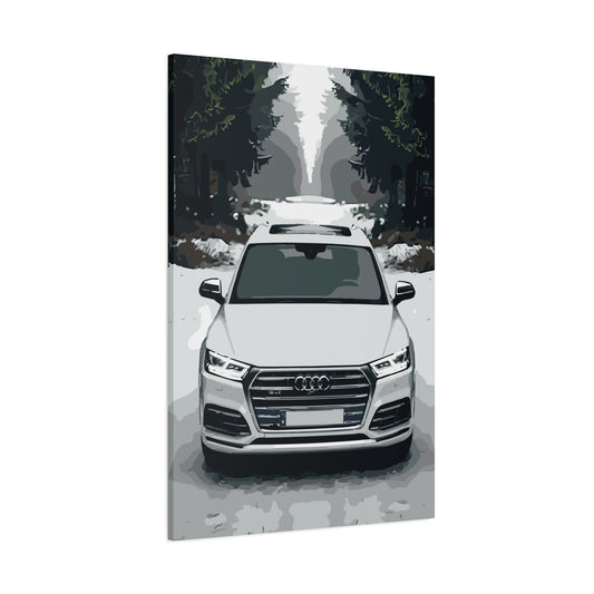 Alpine Cars – Winter Prestige Canvas Wall Art