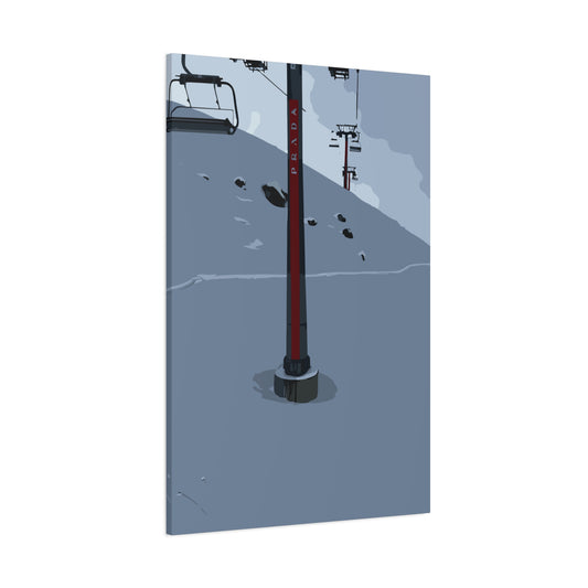 St. Moritz Ski – Alpine Luxury Canvas Wall Art