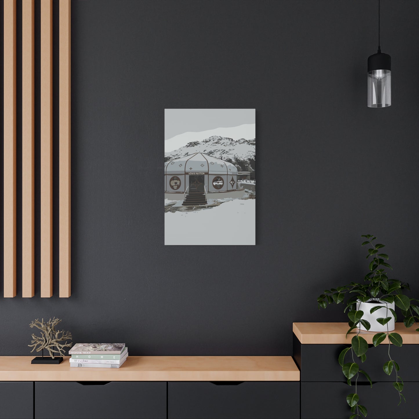 St. Moritz Ski – Alpine Luxury Canvas Wall Art