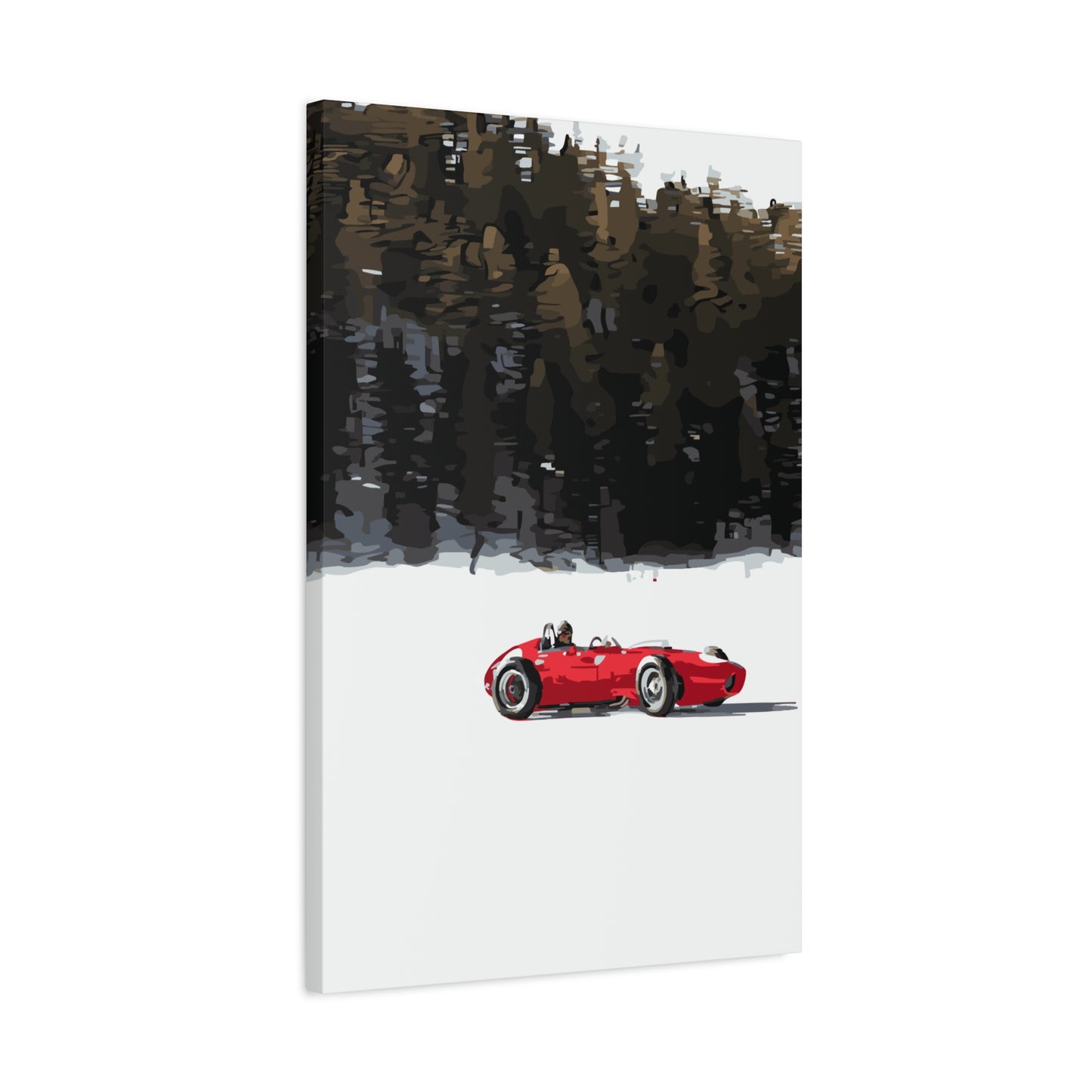 St. Moritz Snow Motorsport – Alpine Thrill Canvas Wall Art
