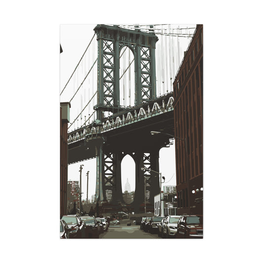 Dumbo Brooklyn Bridge – New York Canvas Wall Art