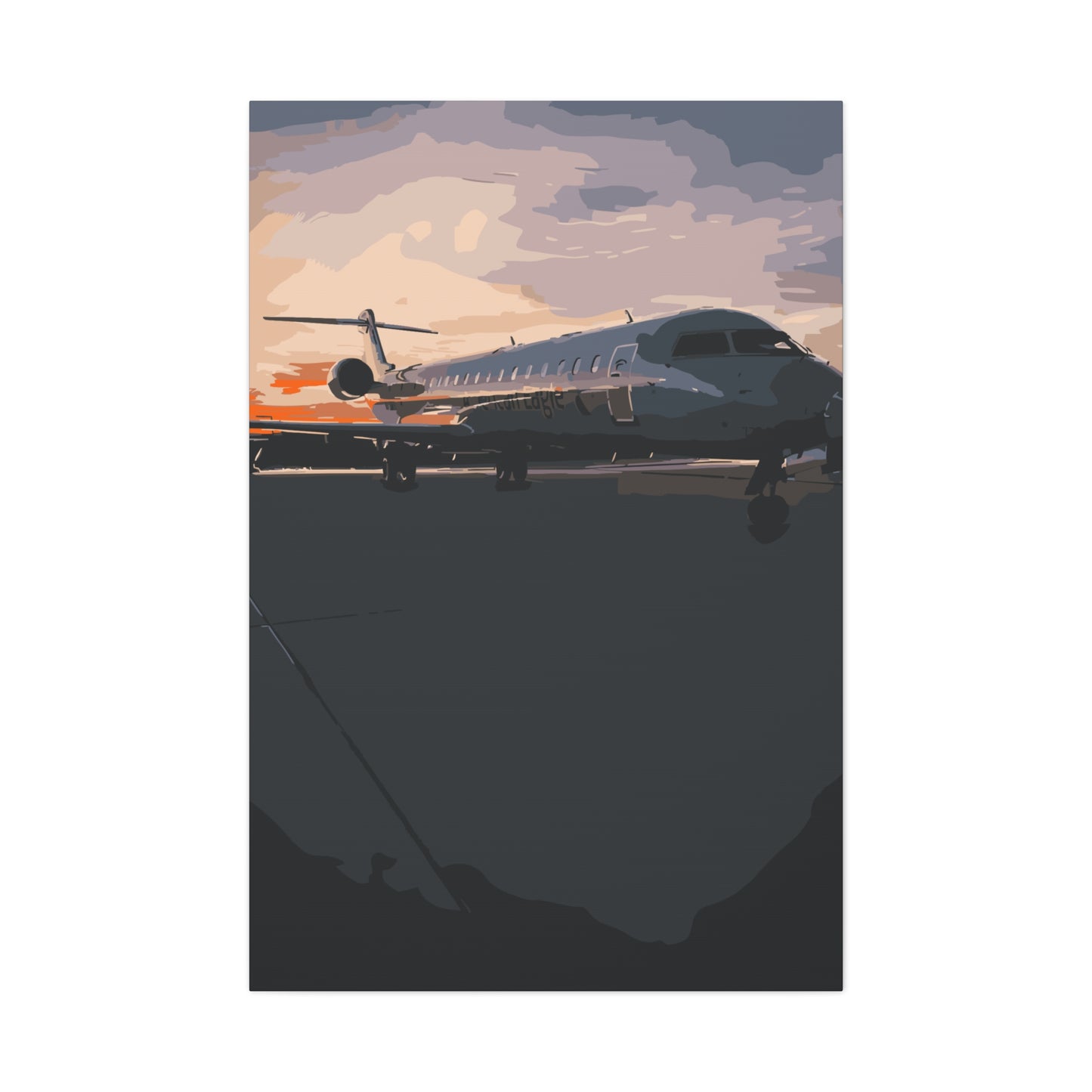 Private Jet – Canvas Wall Art