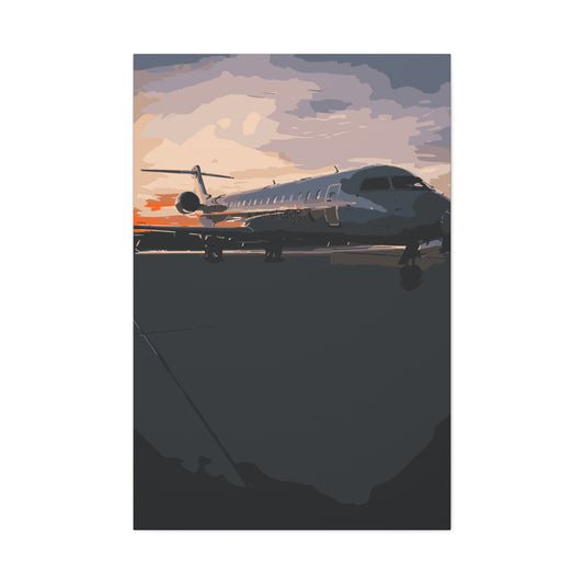Private Jet – Canvas Wall Art