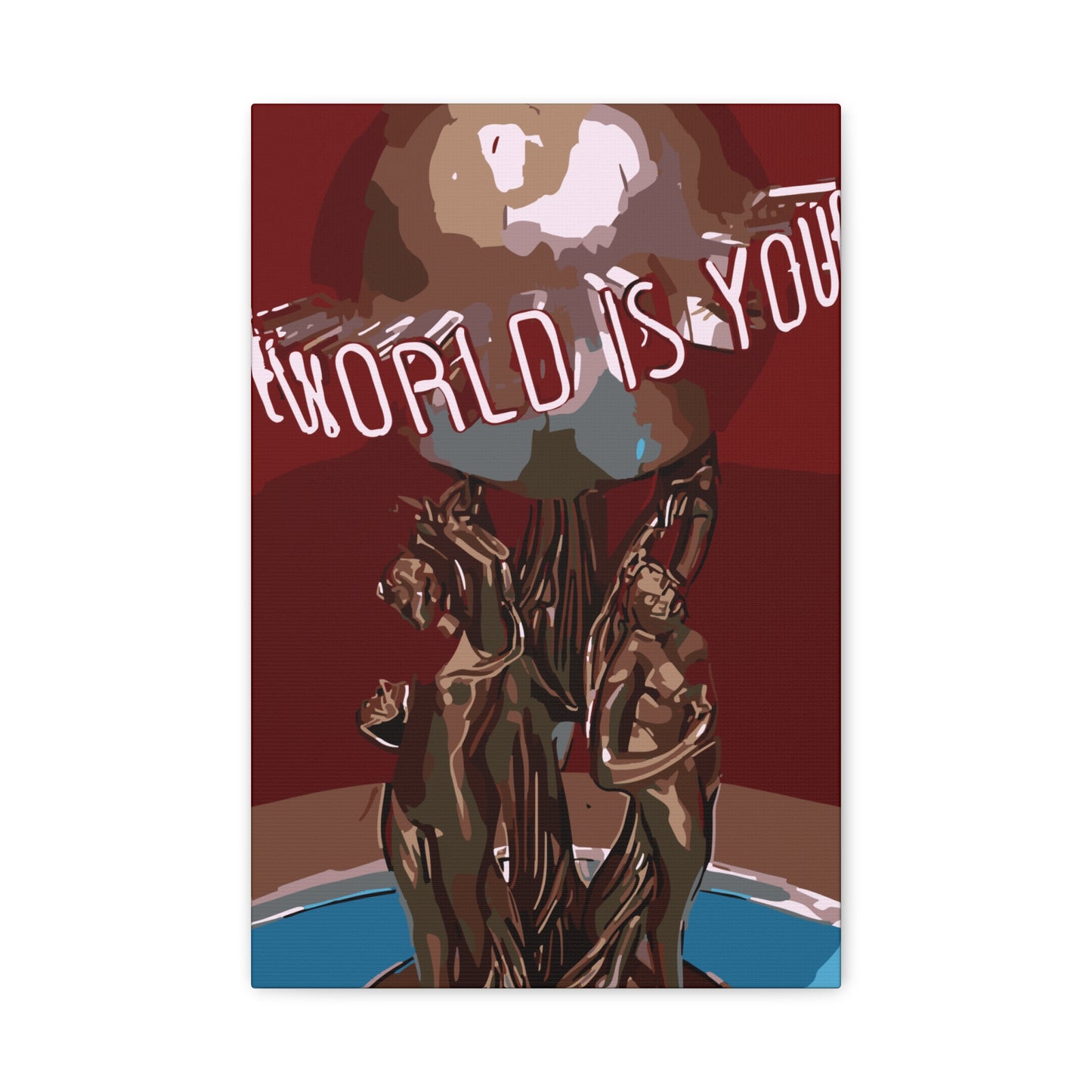 The World Is Yours – Scarface Canvas Wall Art