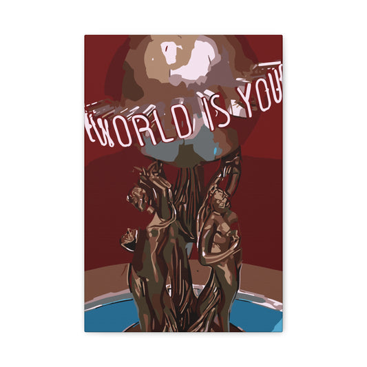 The World Is Yours – Scarface Canvas Wall Art