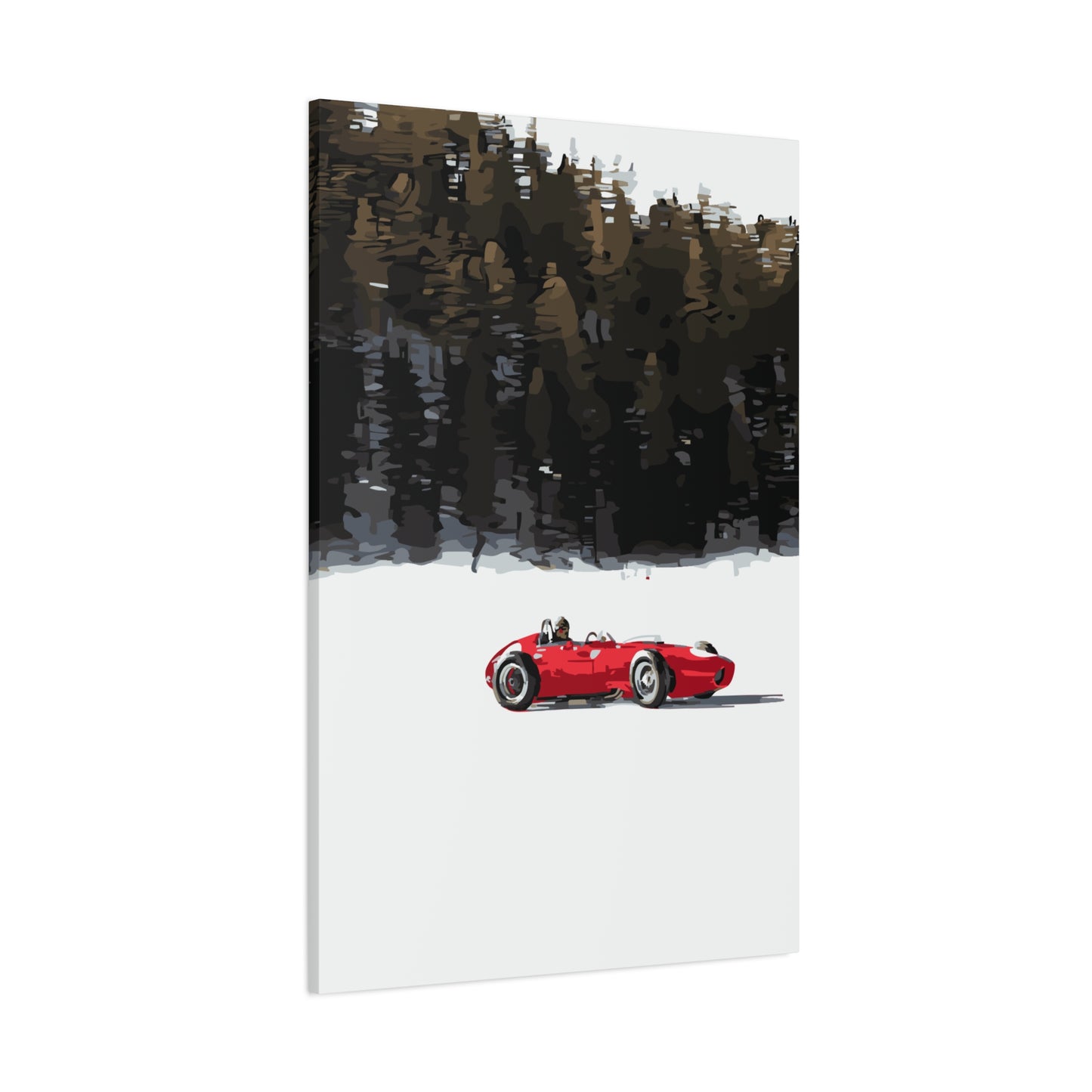 St. Moritz Snow Motorsport – Alpine Thrill Canvas Wall Art