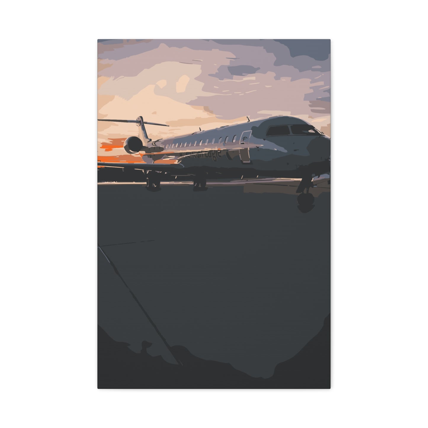 Private Jet – Canvas Wall Art