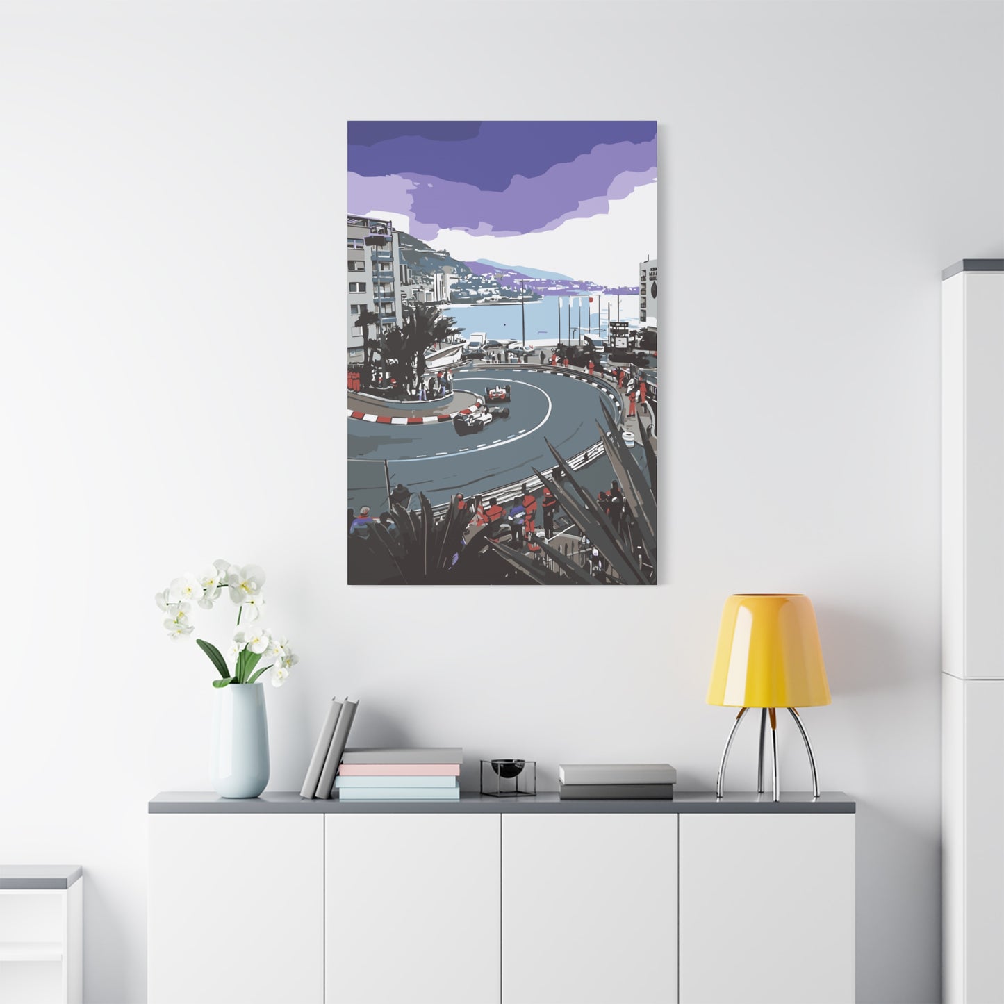 Monaco Mirabeau Hairpin – Luxury Motorsport Canvas Wall Art