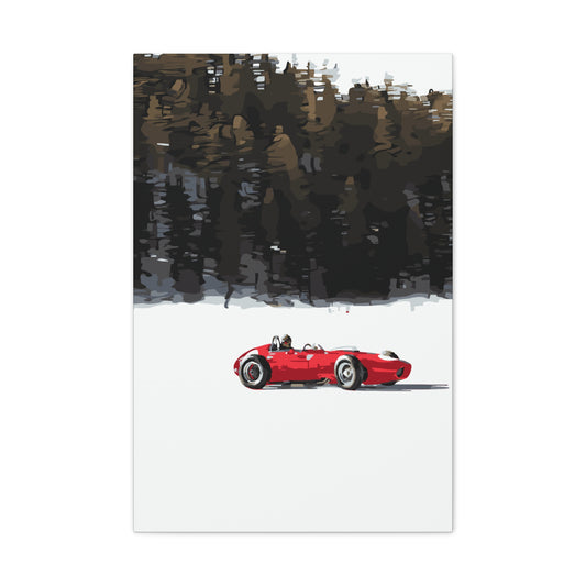 St. Moritz Snow Motorsport – Alpine Thrill Canvas Wall Art