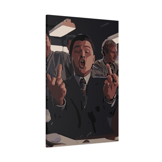 Jordan Belfort – Wall Street Canvas Wall Art