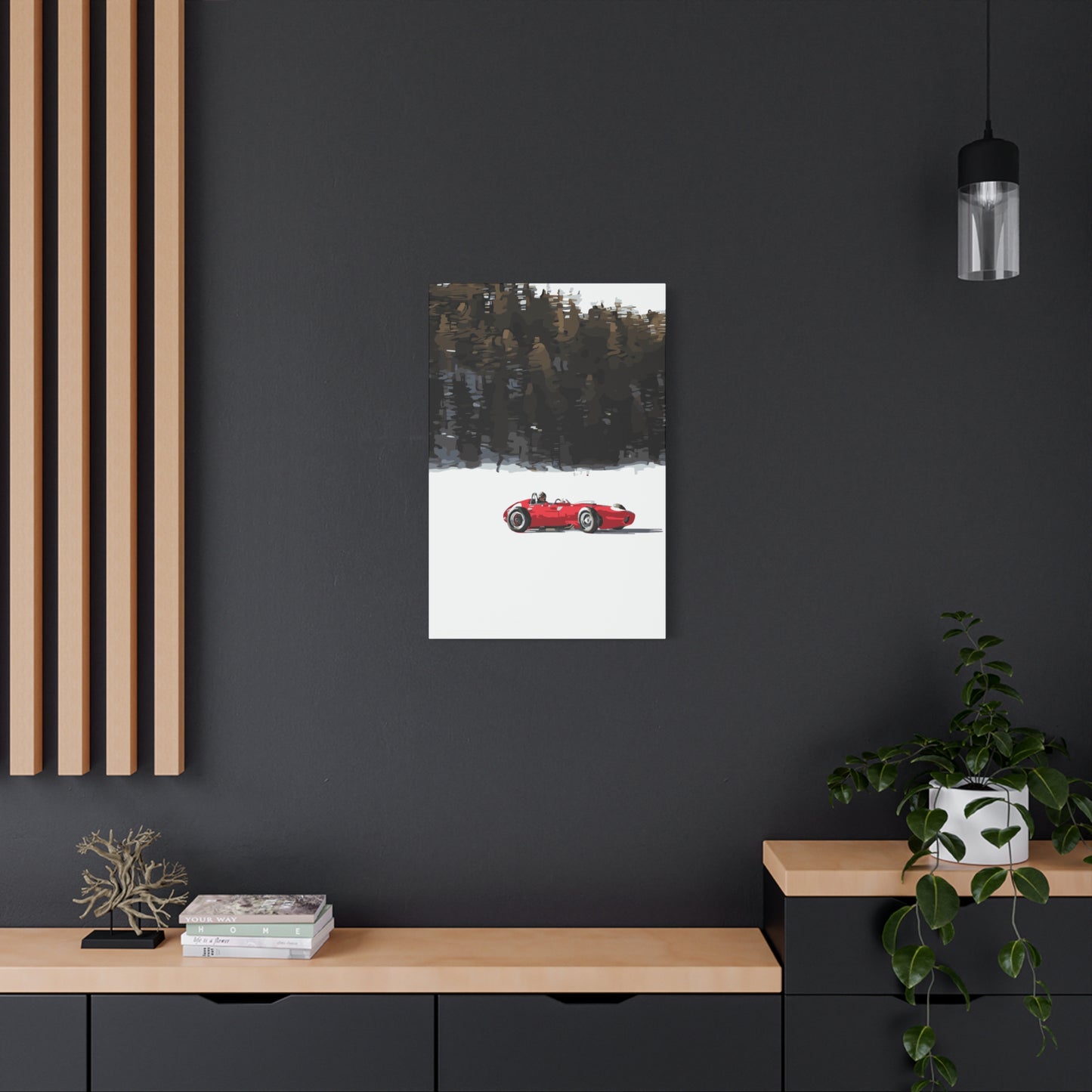 St. Moritz Snow Motorsport – Alpine Thrill Canvas Wall Art